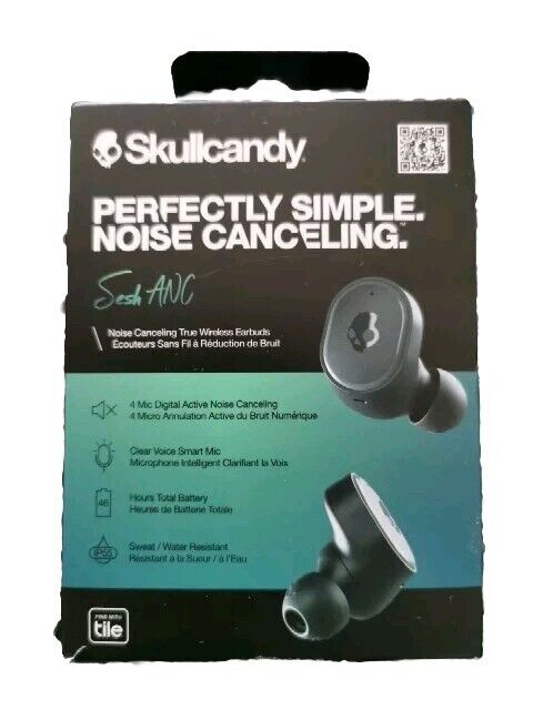 (Bild für) SKULLCANDY Sesh ANC True Wireless In-ear Kopfhörer Bluetooth True Black